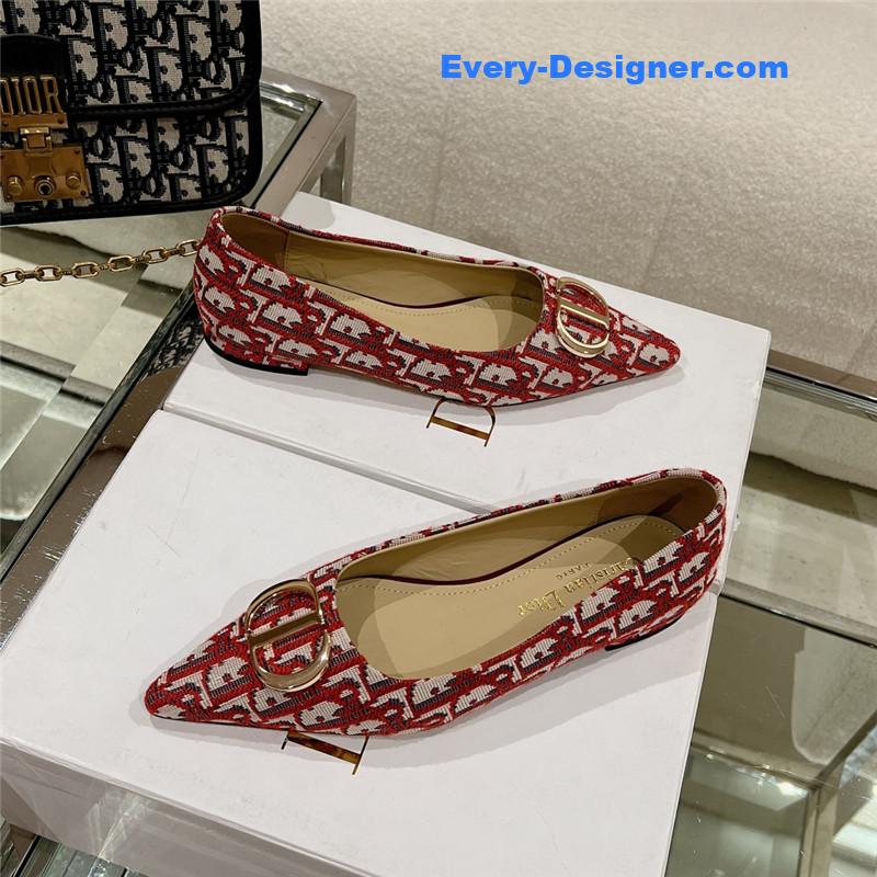 D10r early spring new pointed flat shoes