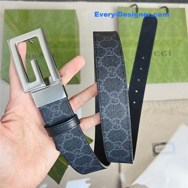 Gvc*1 square g buckle reversible belt