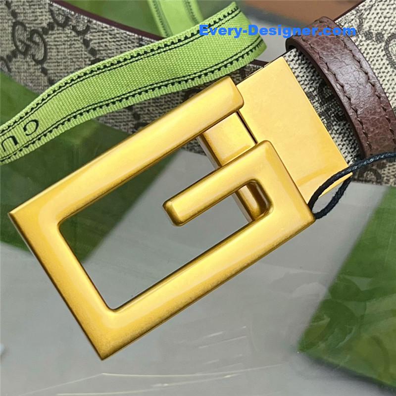 Gvc*1 square g buckle reversible belt