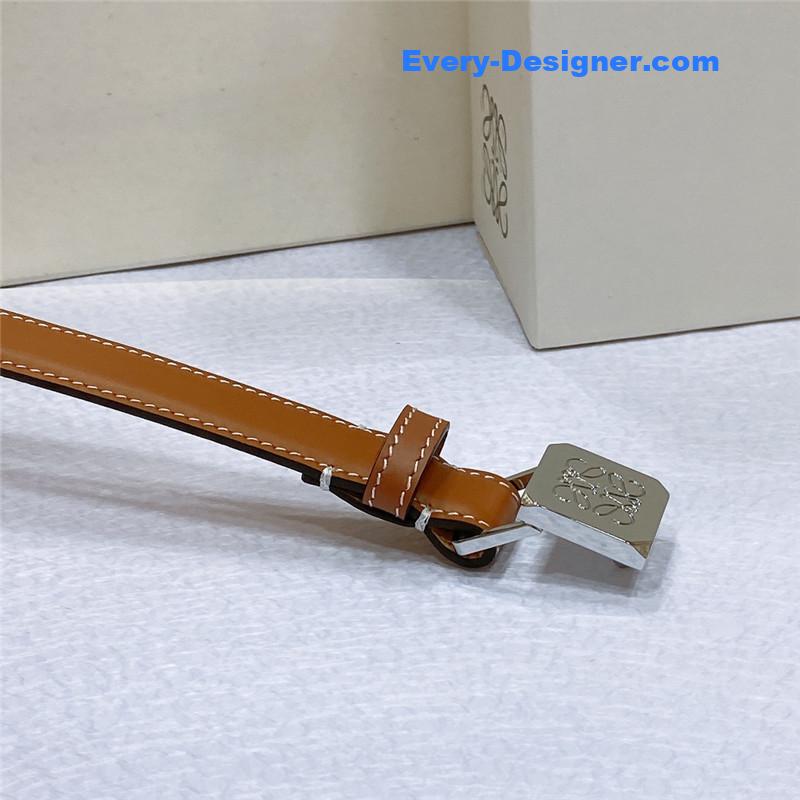 L0ew* L0ew* amazona padlock belt in smooth calfskin