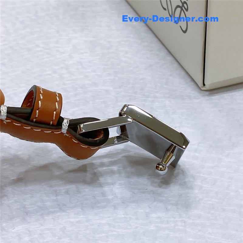 L0ew* L0ew* amazona padlock belt in smooth calfskin