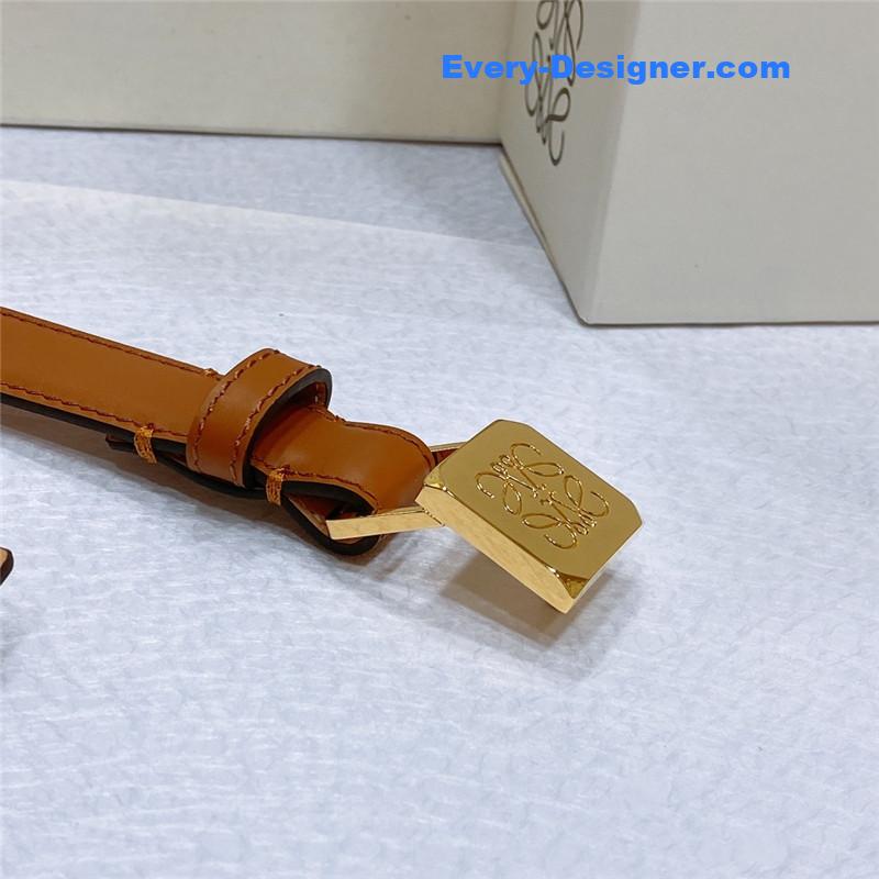 L0ew* L0ew* amazona padlock belt in smooth calfskin