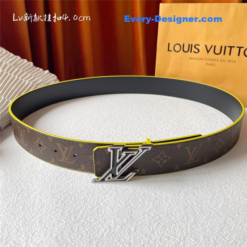 l0vis Vvtt0n lv classic print with black plain bottom belt