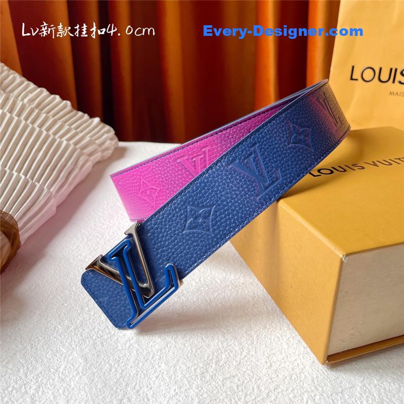 l0vis Vvtt0n lv classic print with black plain bottom belt