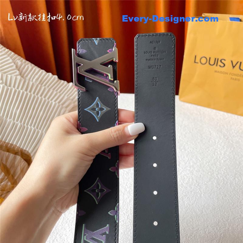l0vis Vvtt0n lv classic print with black plain bottom belt