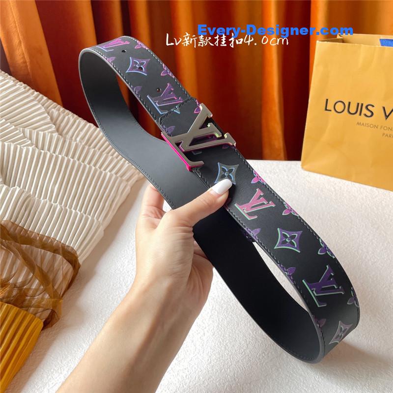 l0vis Vvtt0n lv classic print with black plain bottom belt