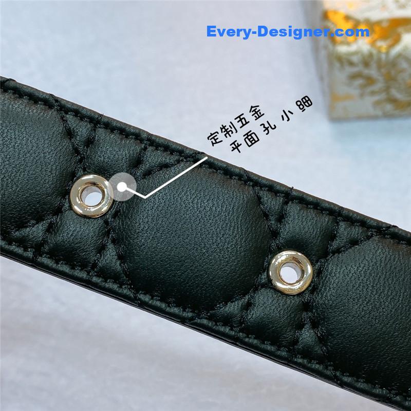 D10r new rhombic sheepskin belt