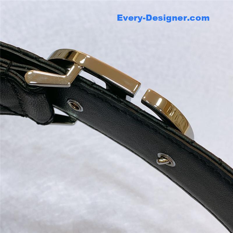 D10r new rhombic sheepskin belt