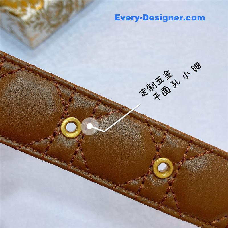 D10r new rhombic sheepskin belt
