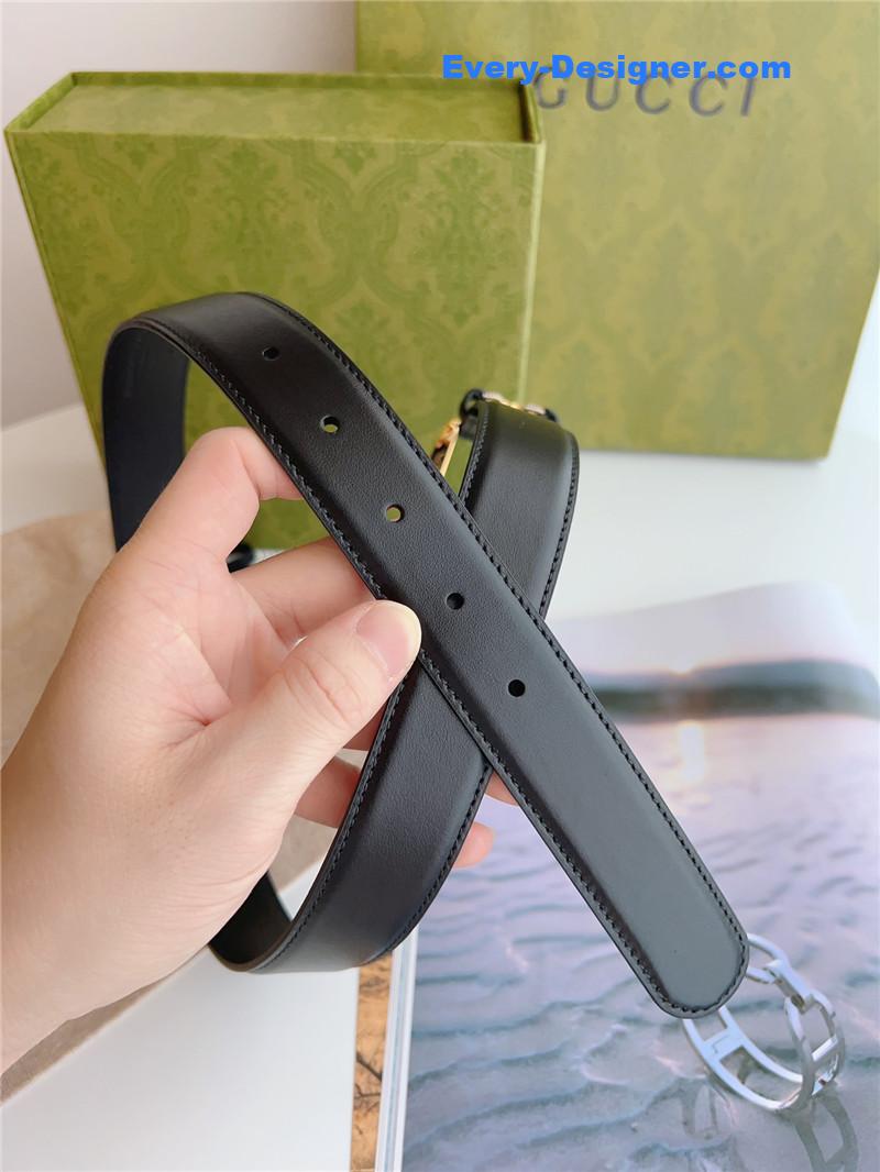 Gvc*1 print embossed leather belt