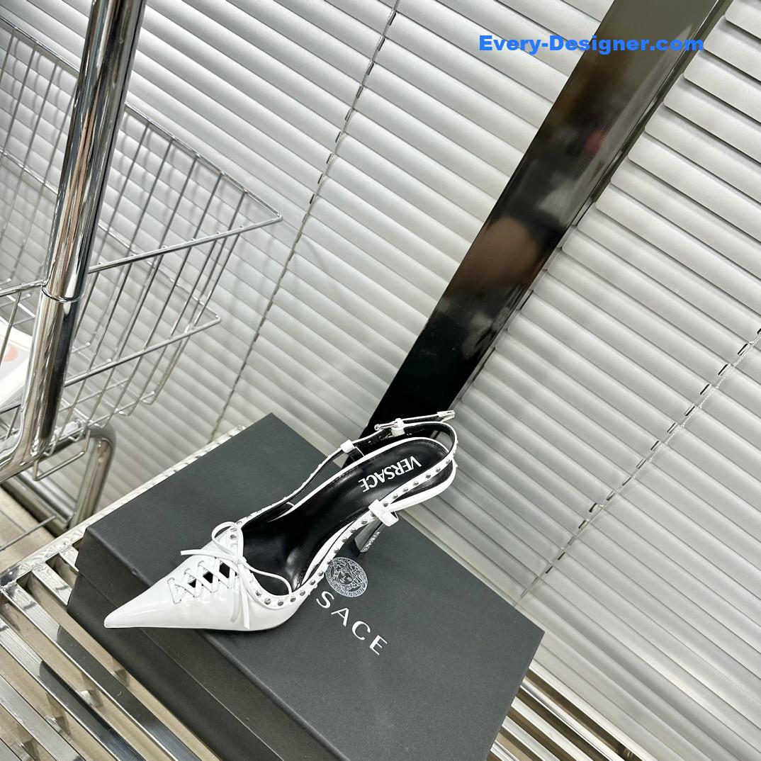 Versace new pointed high heels