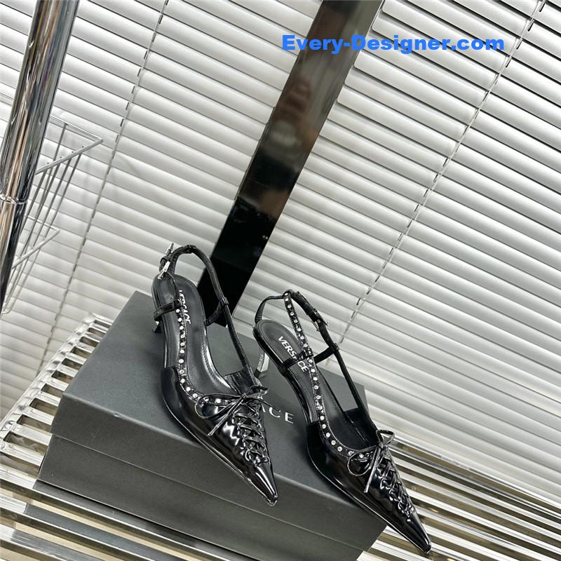 Versace new pointed high heels