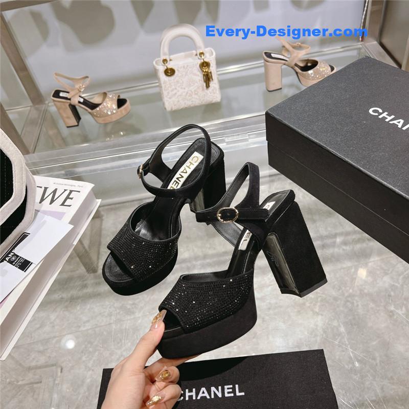 CC summer platform chunky heel sandals
