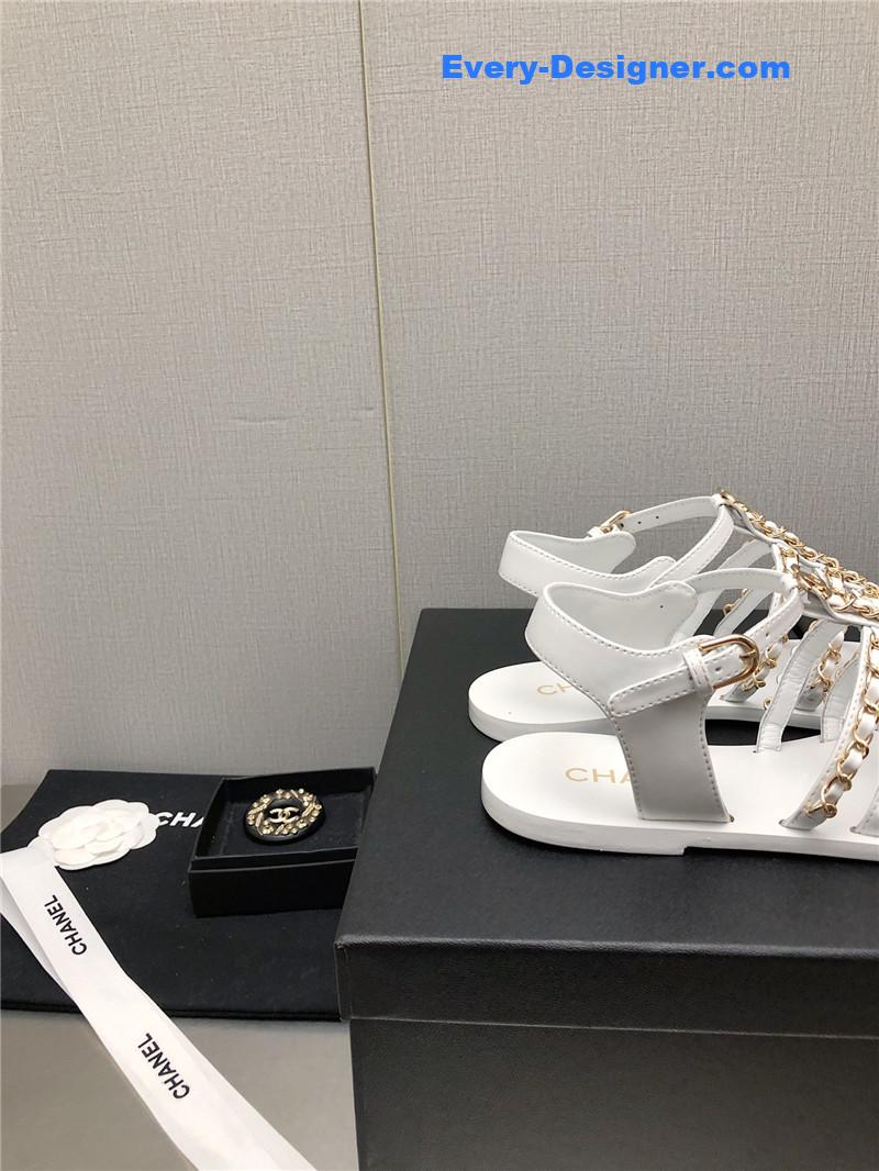 CC chain sandals