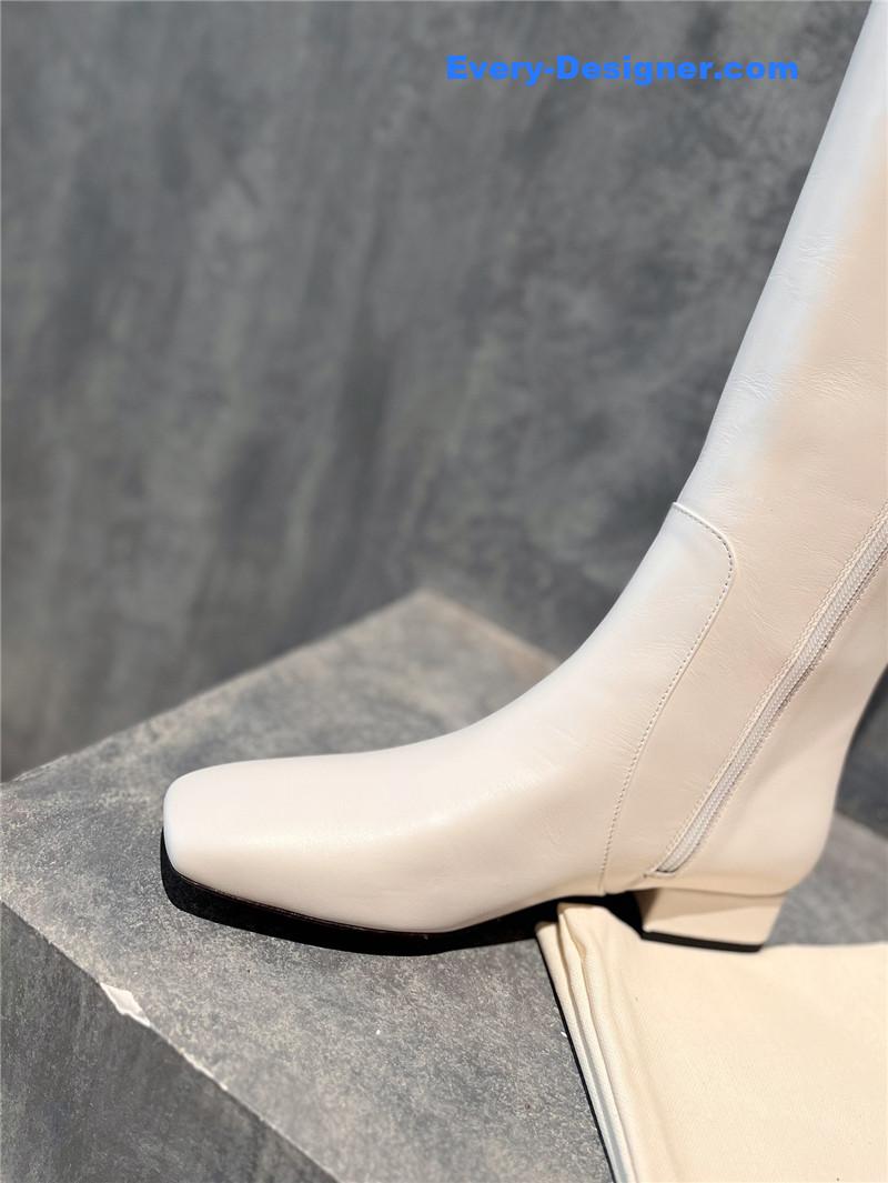 Va1e*ntin0 leather outsole mid boots