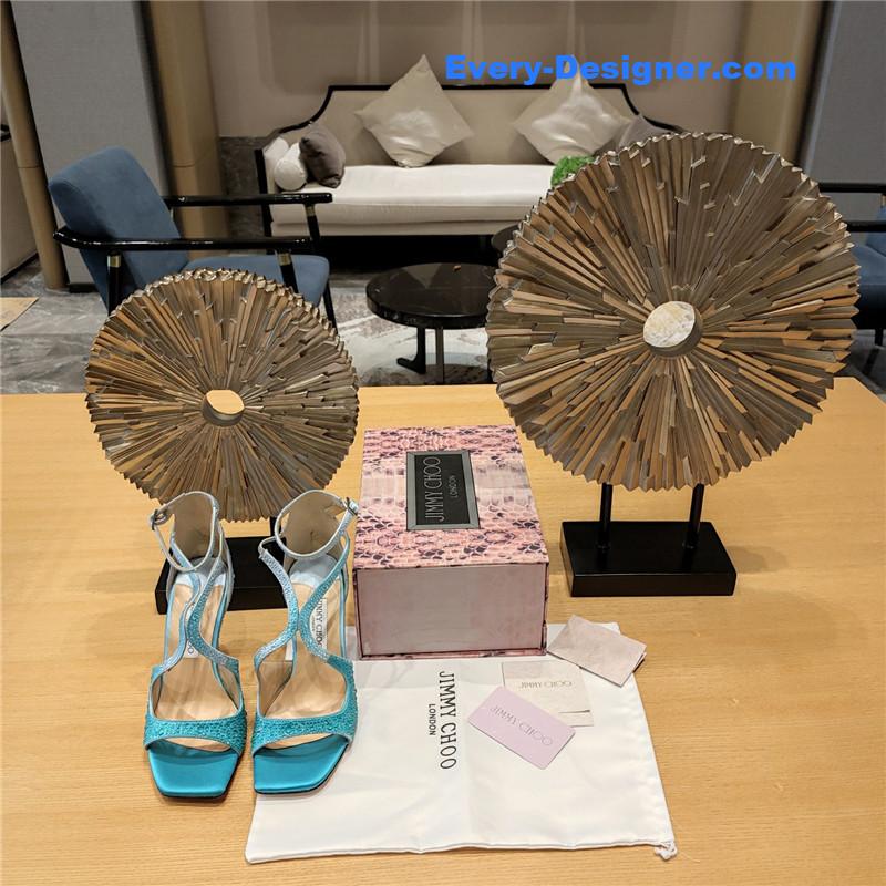 j1m*y ch00 blue color block hot D1am0nd wedding shoes