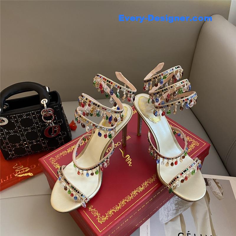 Classic snake wrap sandals