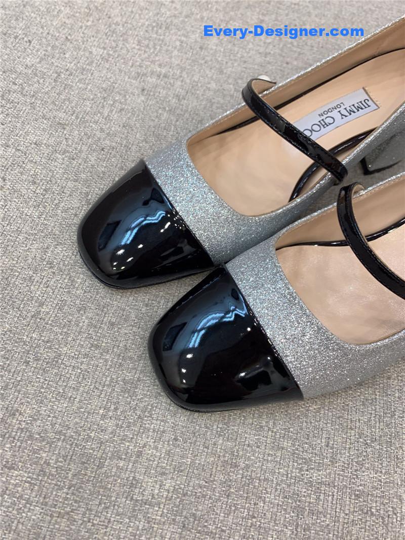 J1m*y Ch00 new thick heel mary jane shoes