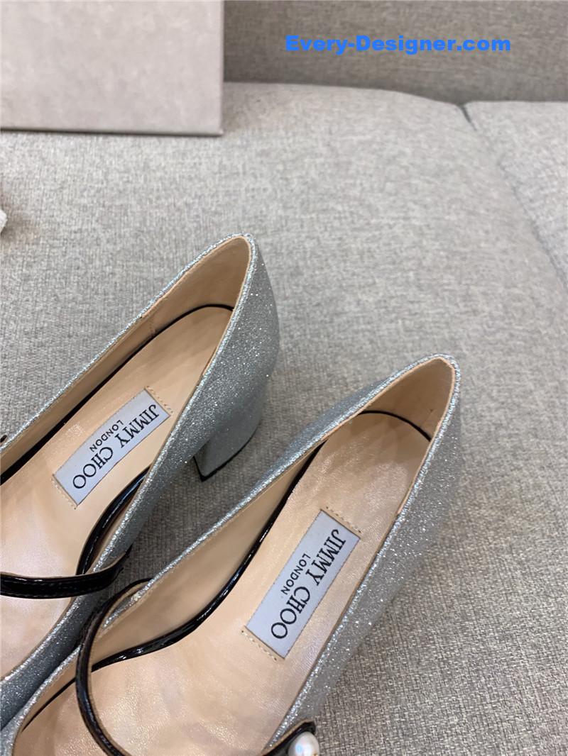 J1m*y Ch00 new thick heel mary jane shoes