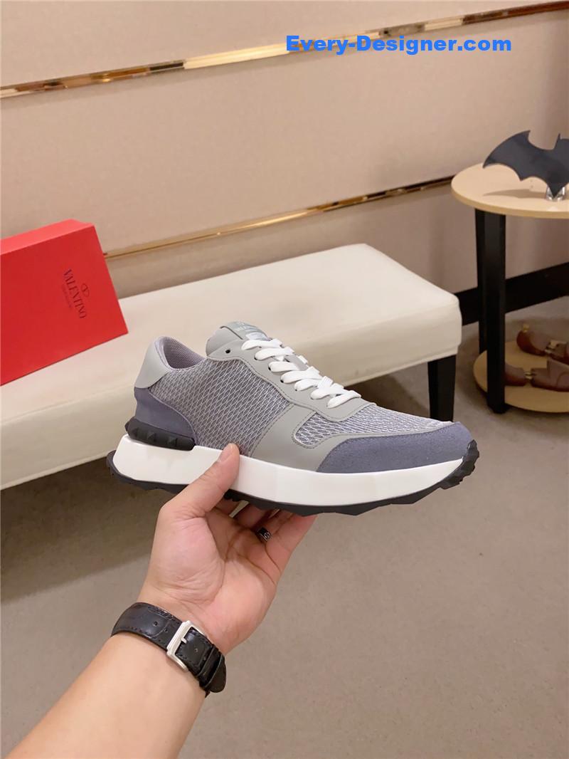Va1e*ntin0 multi-element color-block casual sneakers