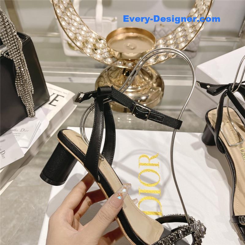D10r rhinestone mary jane ballet shoes