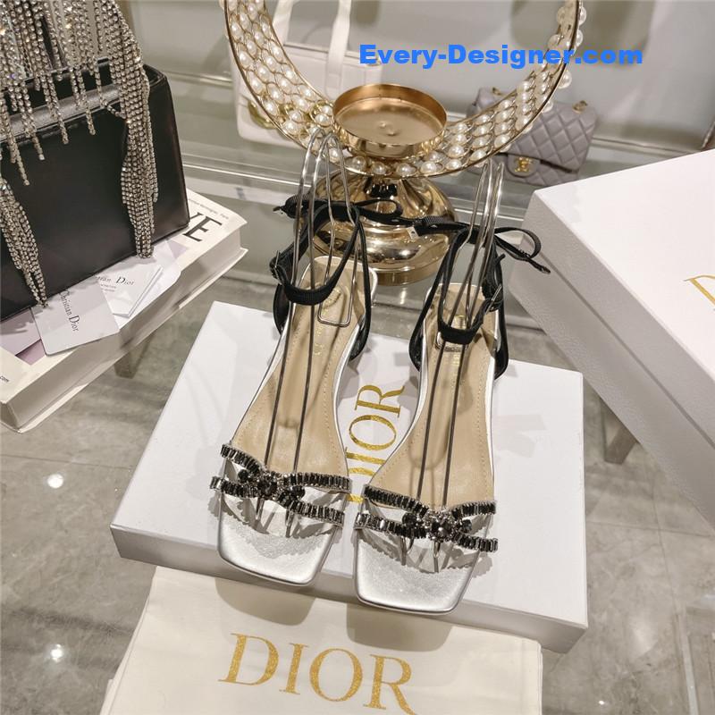 D10r rhinestone mary jane ballet shoes