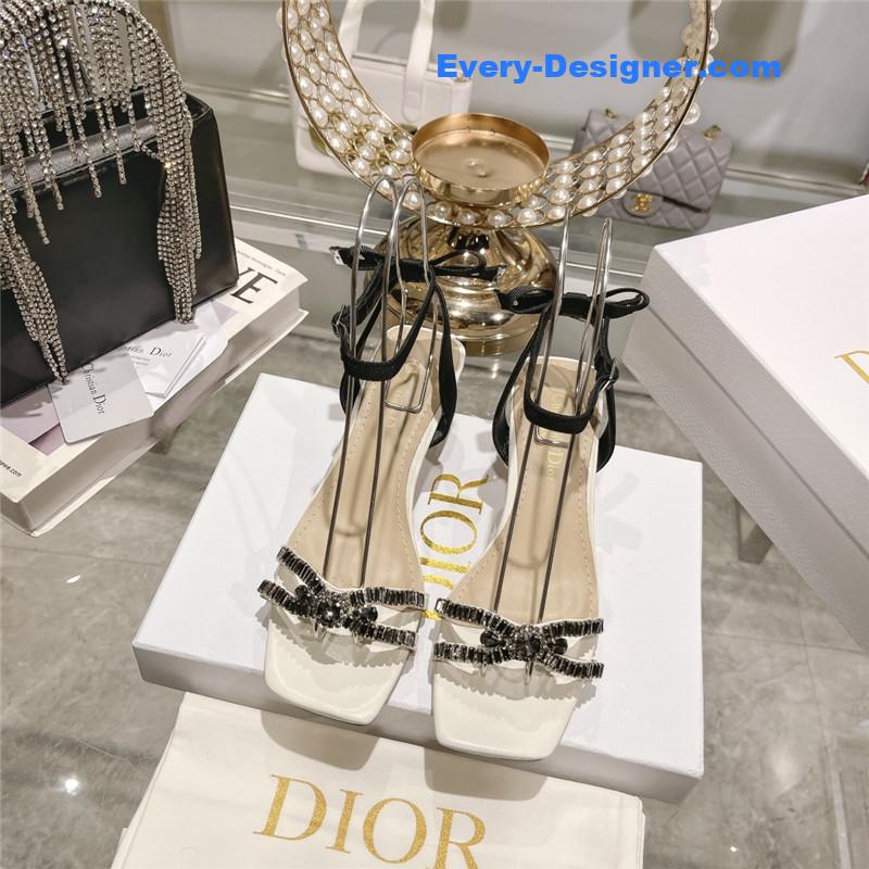 D10r rhinestone mary jane ballet shoes
