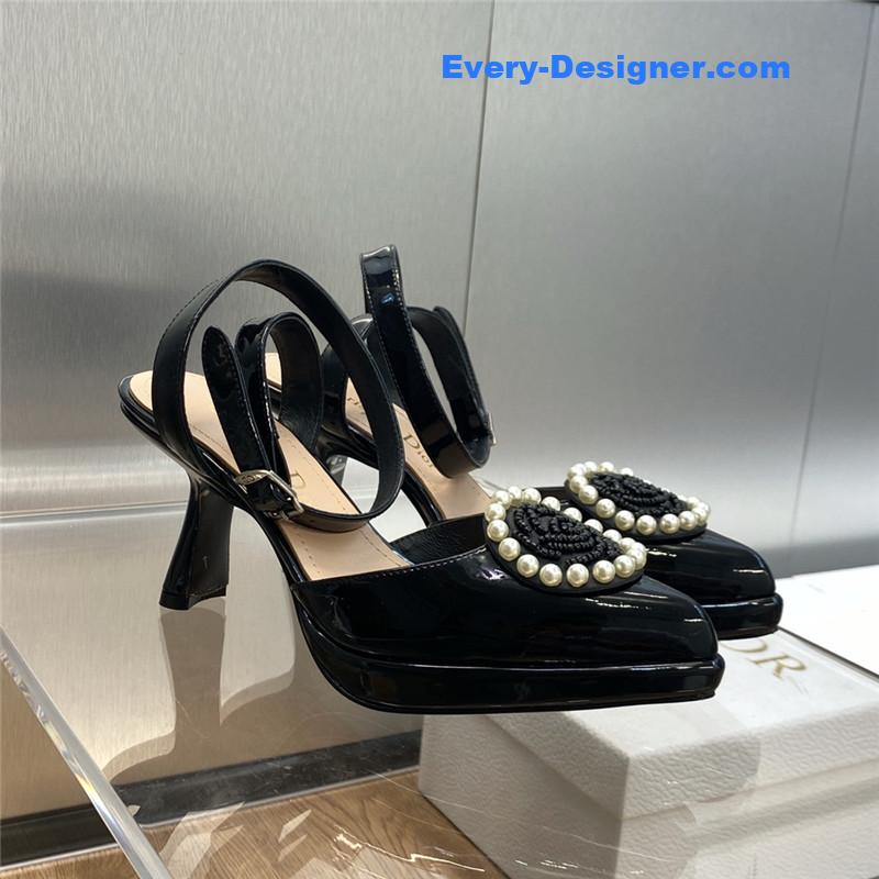 D10r new circle with pointed toe high heels women’s shoes