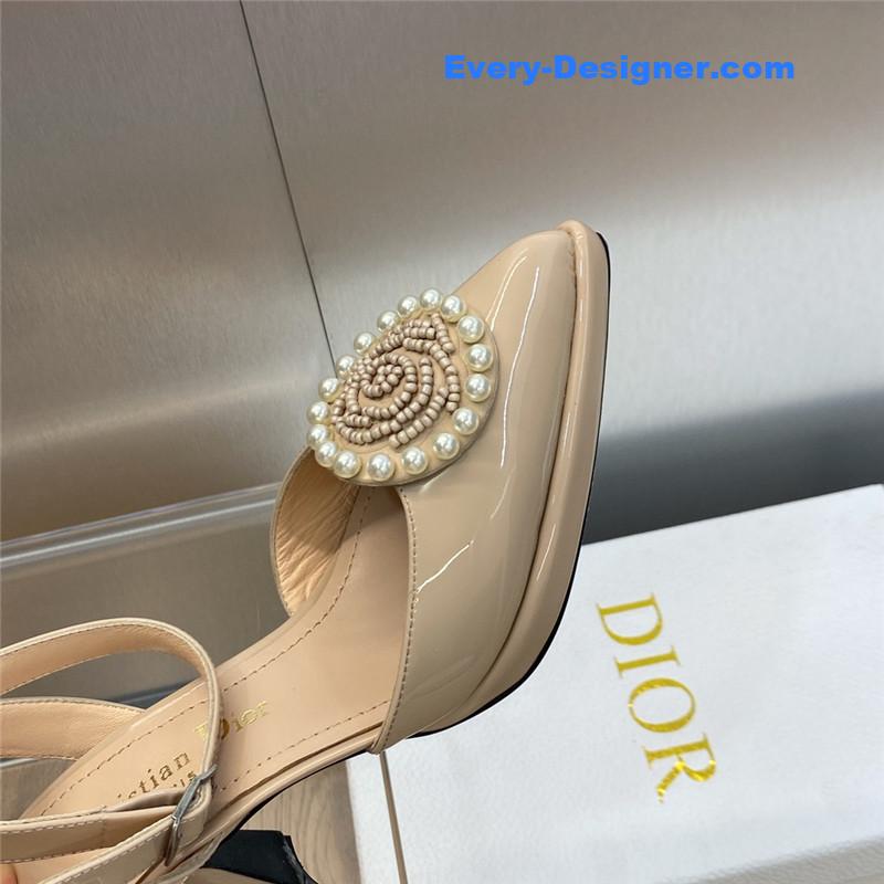 D10r new circle with pointed toe high heels women’s shoes
