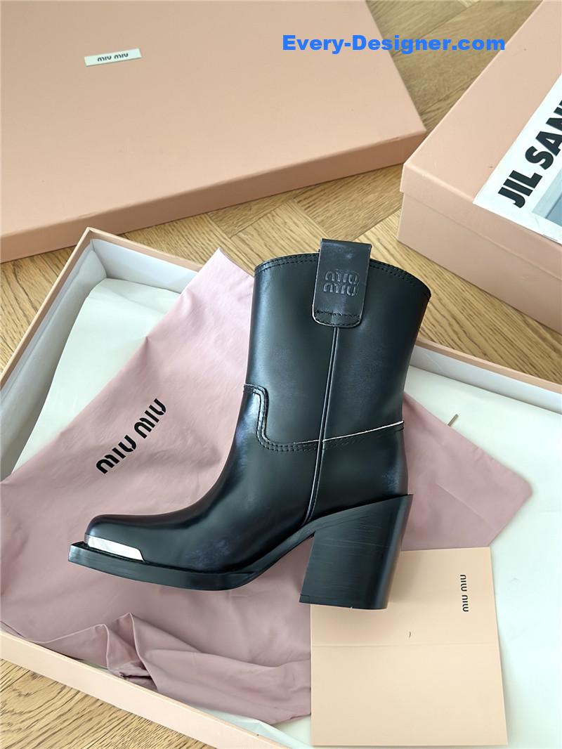 M1um1u new western cowboy boots knight boots