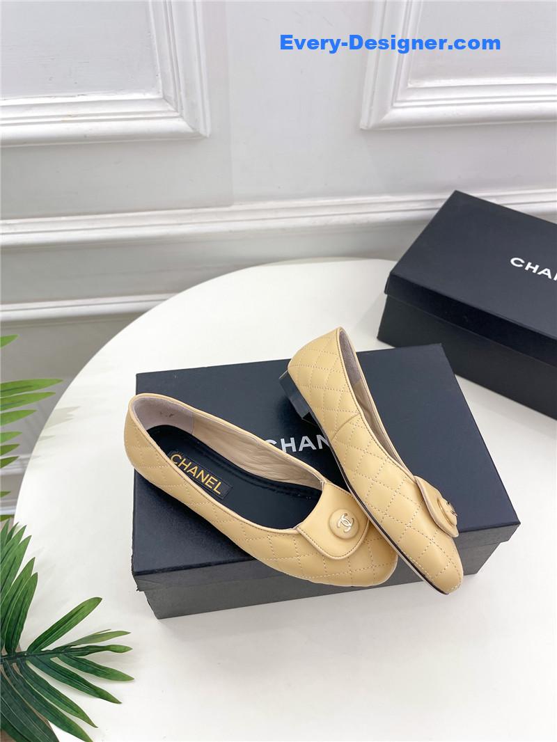 CC counter catwalk style ribbed flat shoes