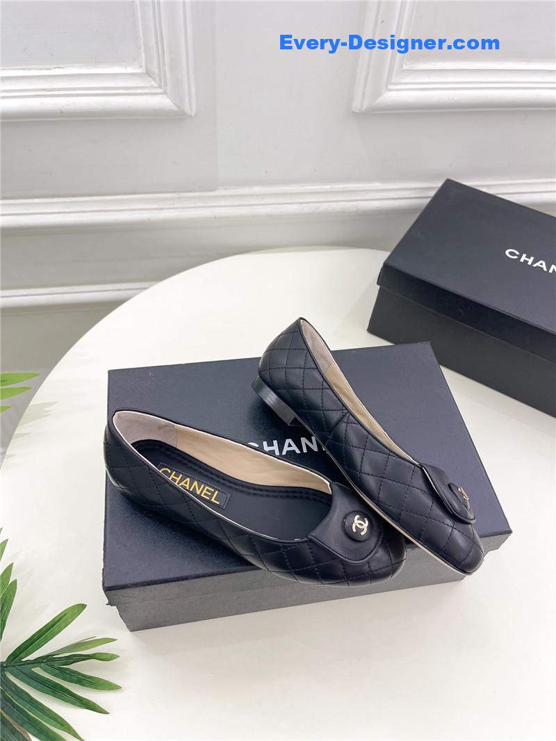 CC counter catwalk style ribbed flat shoes