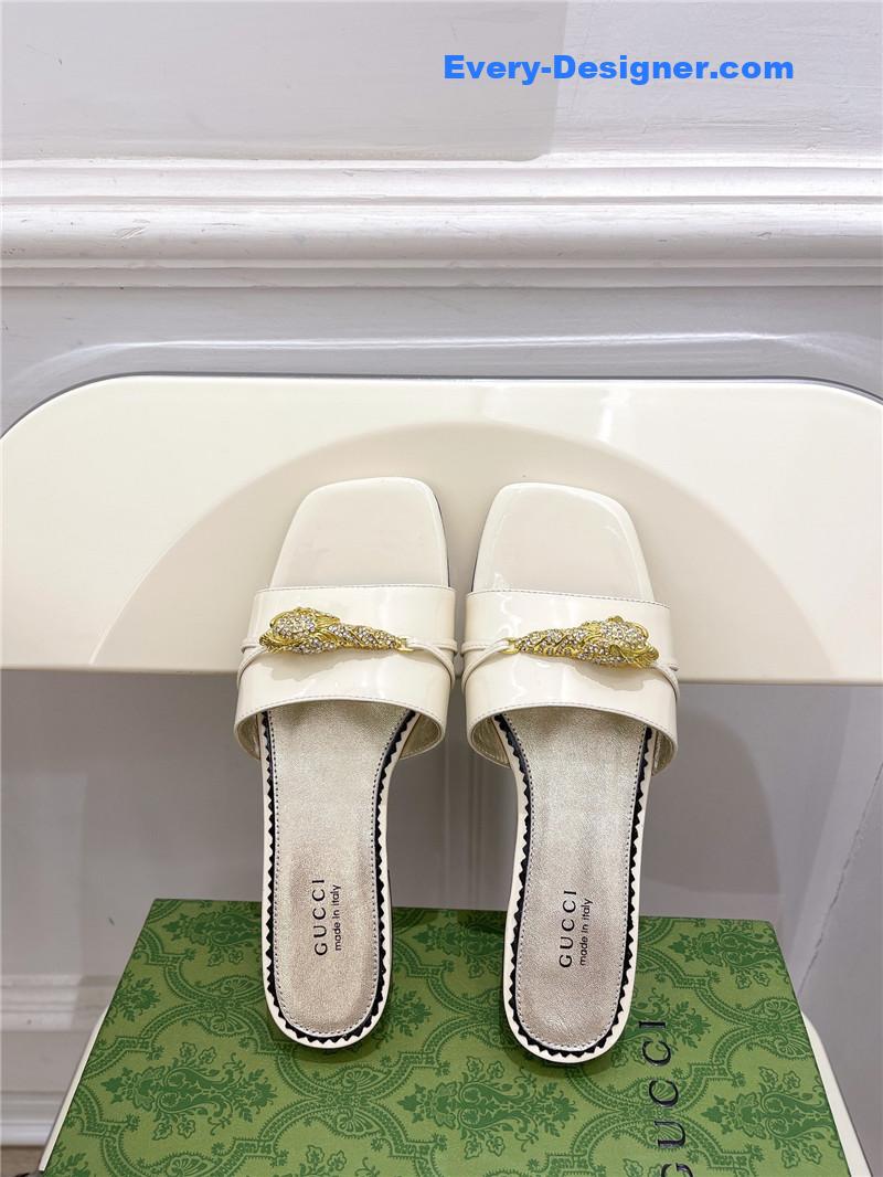 Gvc*1 new metal snake head slippers