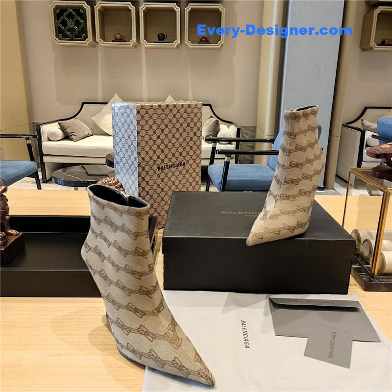 Ba1en*iaga pointed toe stiletto boots