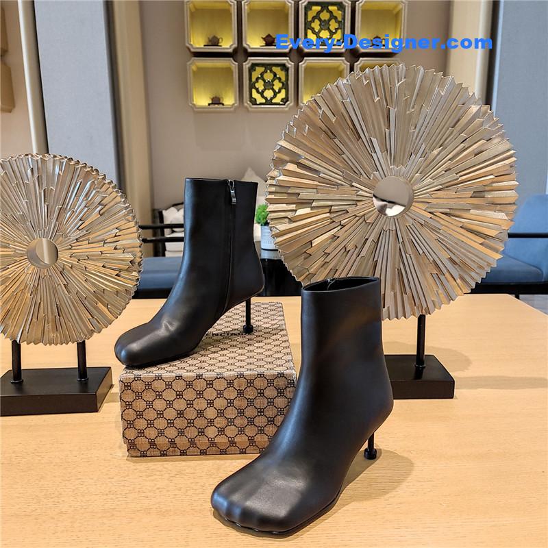Ba1en*iaga five toe high heel mid boots