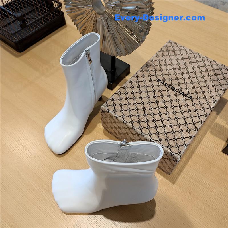 Ba1en*iaga five toe high heel mid boots