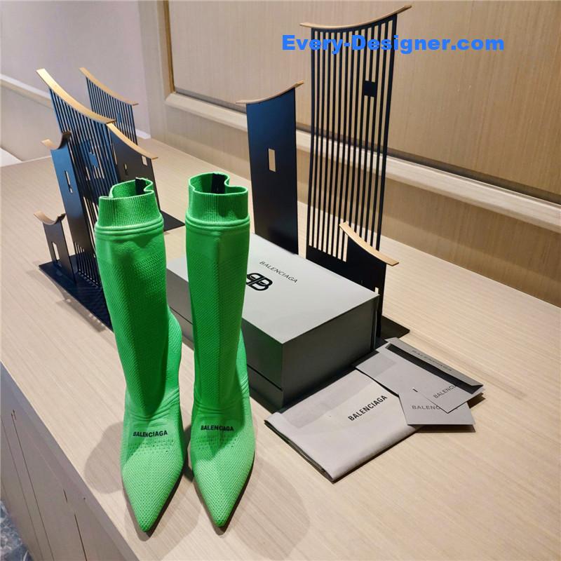 Ba1en*iaga high heel sock boots
