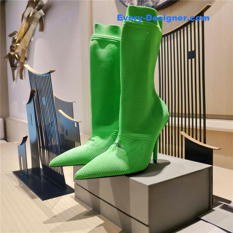 Ba1en*iaga high heel sock boots
