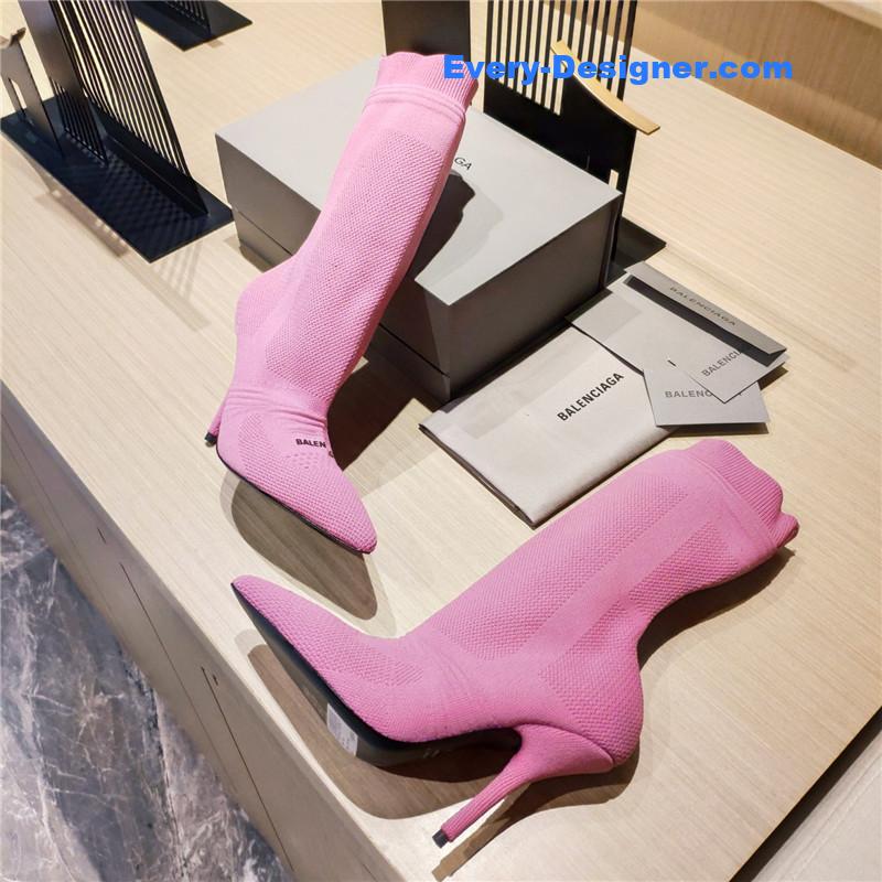 Ba1en*iaga high heel sock boots
