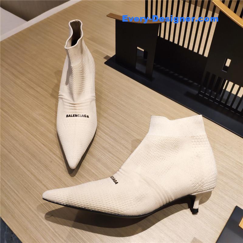 Ba1en*iaga high heel sock boots