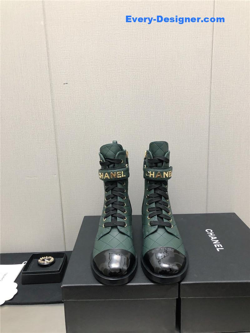 CC leather outsole martin boots