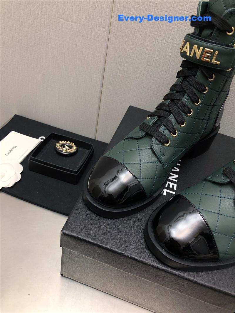 CC leather outsole martin boots