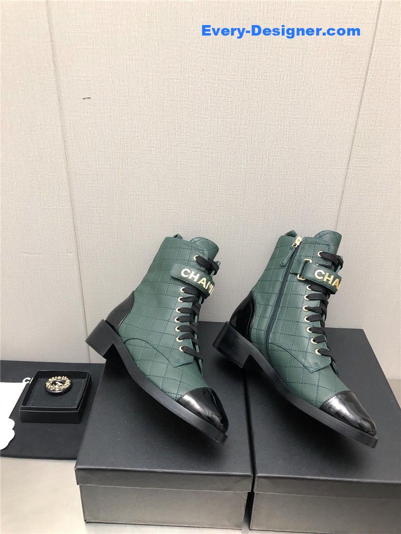 CC leather outsole martin boots