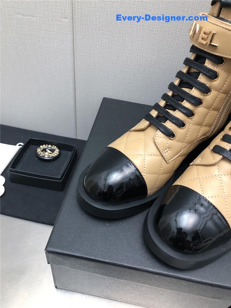 CC leather outsole martin boots