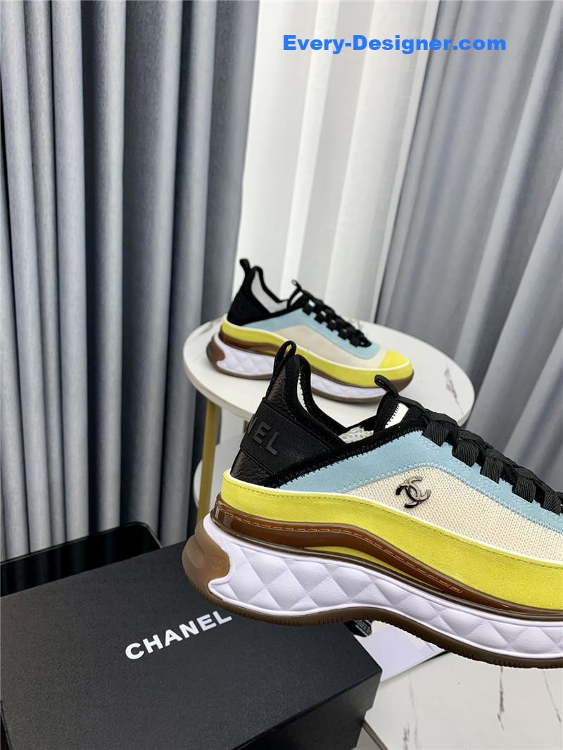 Ch**el new color matching casual sneakers