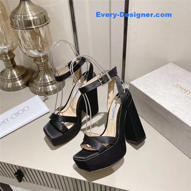 J1m*y Ch00 fashion heel sandals