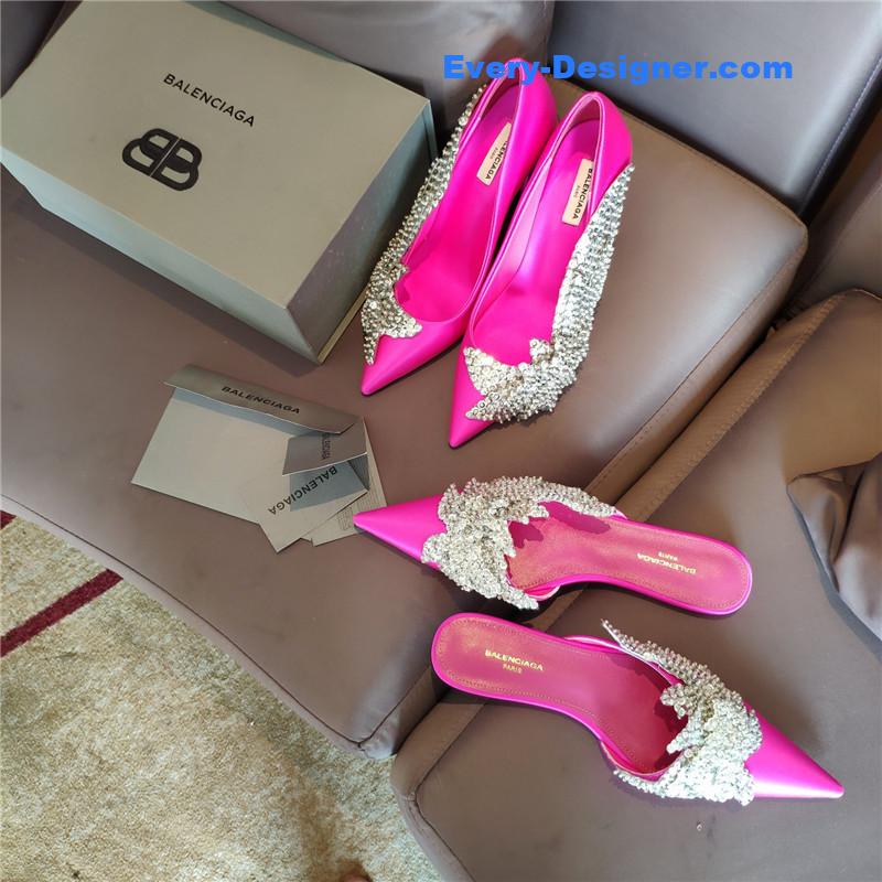 Ba1en*iaga pointed toe sandals