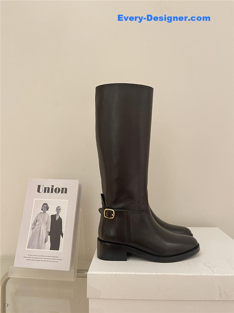 Ce1i*e autumn and winter new high knight boots
