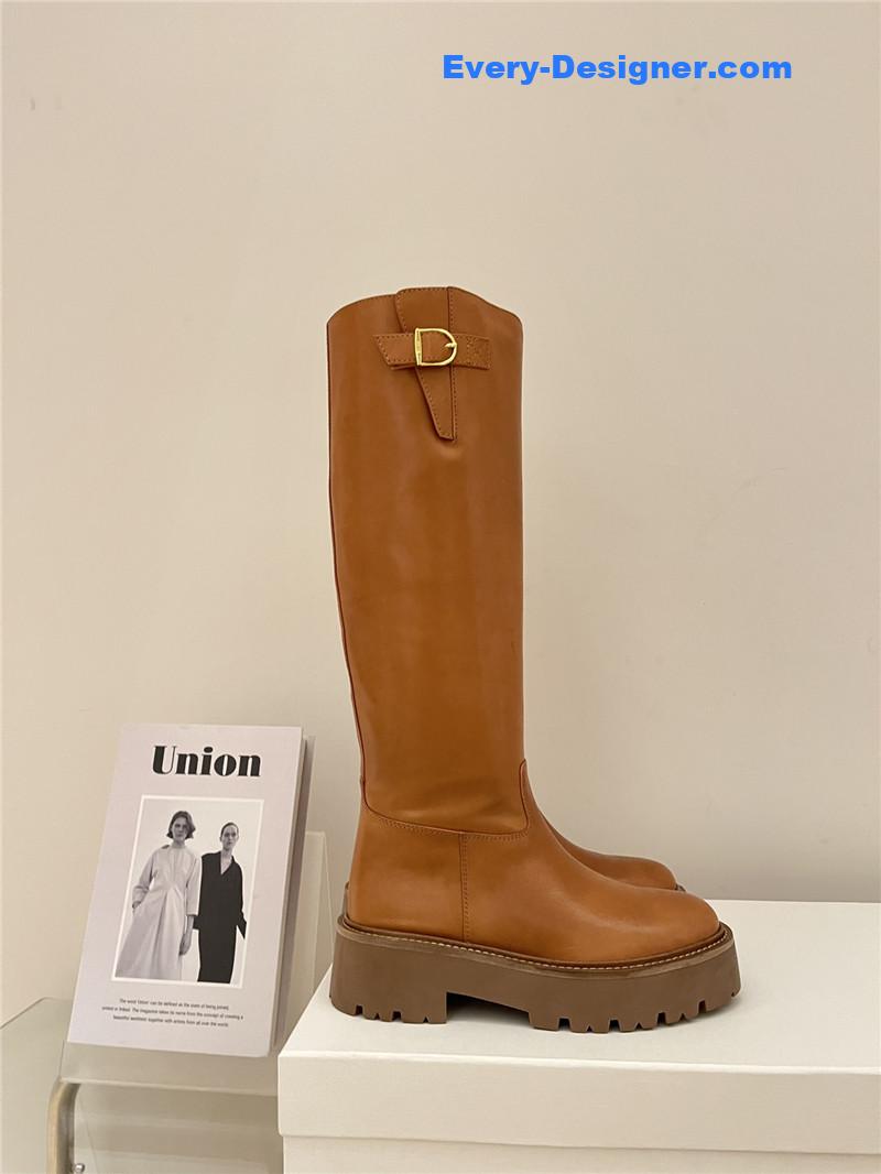 Ce1i*e autumn and winter new thick-soled tall knight boots