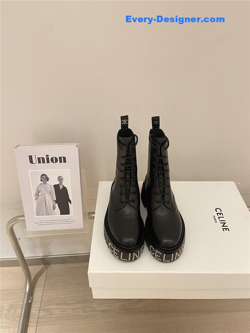 Ce1i*e new lace up cool and handsome martin boots